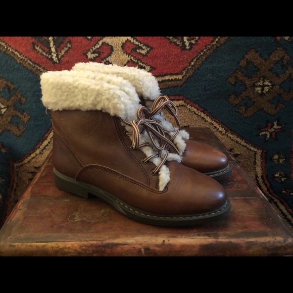 Shoes - Brown Leather Boots